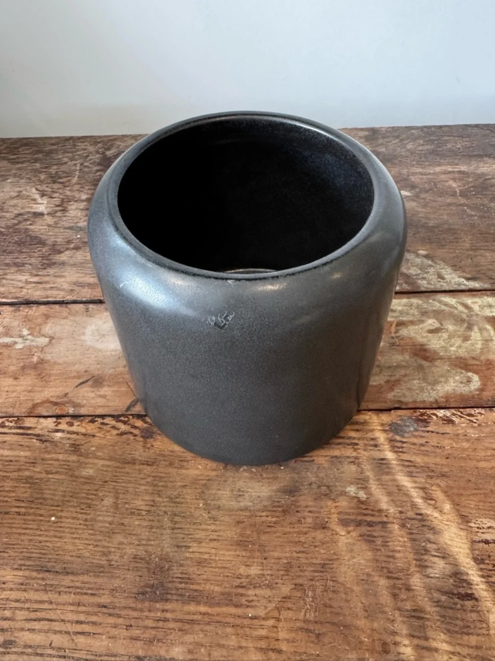 Project 62 Stoneware Tilley Food Storage Canister in Charcoal Gray